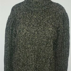Carole Little Pullover Turtleneck Sweater Cropped Size 14